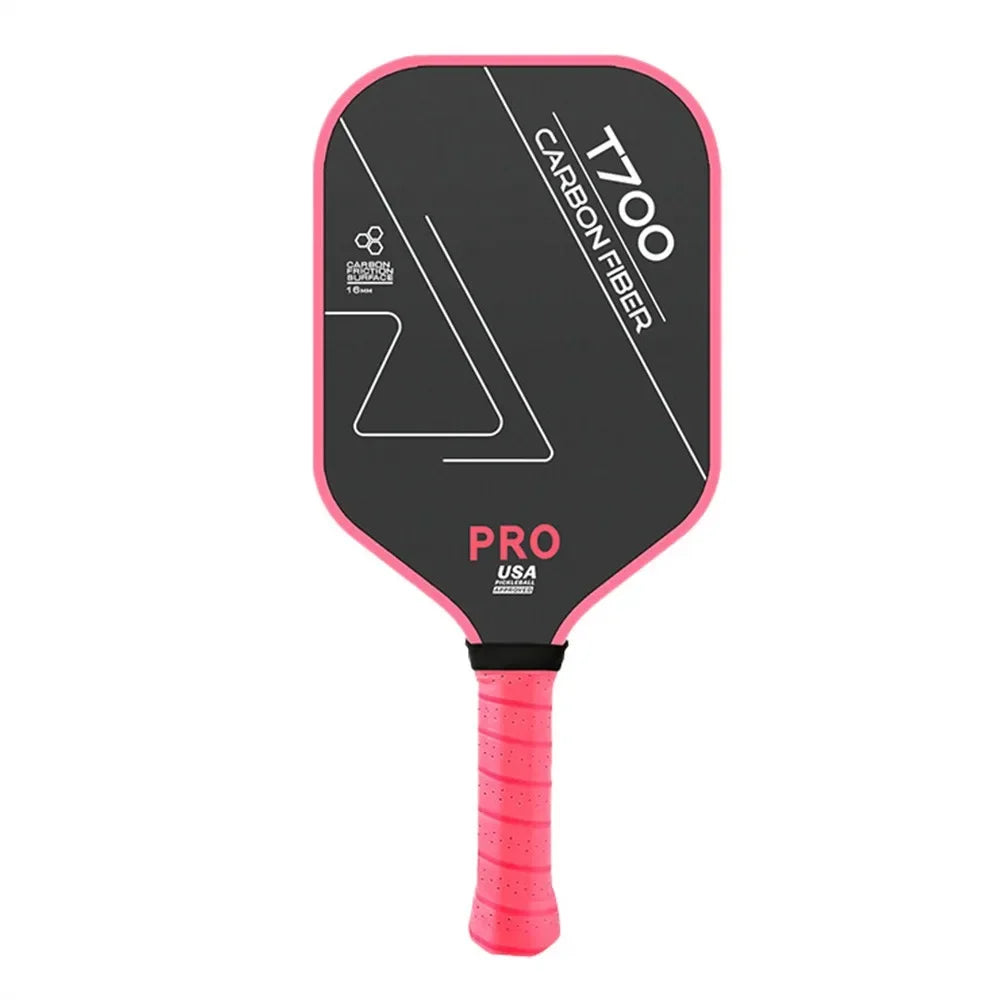 T700 Pickleball Paddles Frosted Surface Carbon Fiber Pickleball Racket Lightweight USAPA Approved