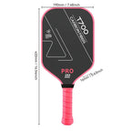 T700 Pickleball Paddles Frosted Surface Carbon Fiber Pickleball Racket Lightweight USAPA Approved